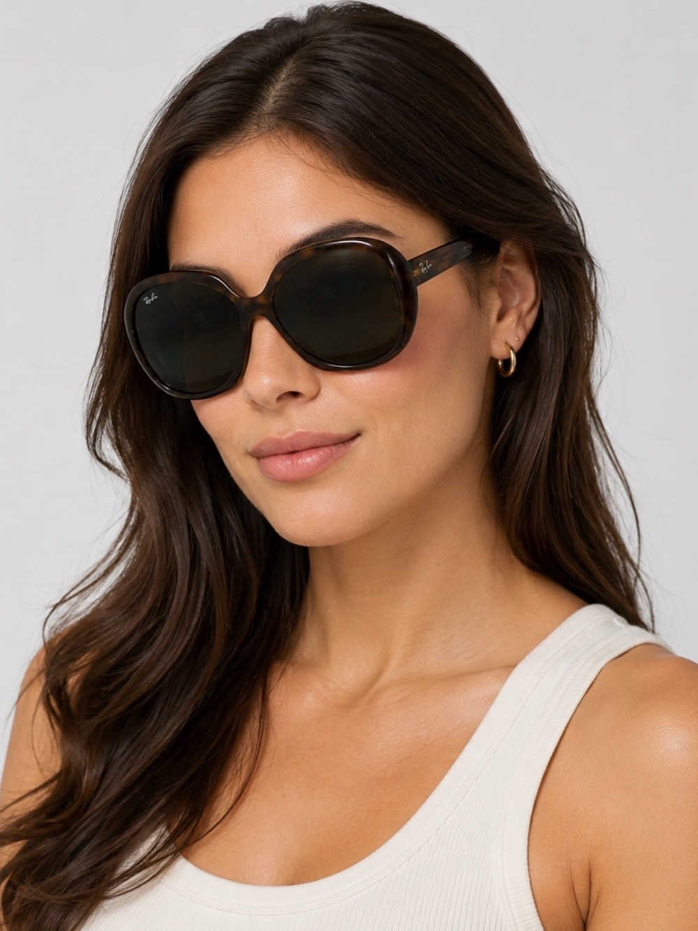 Ray-Ban Jackie Ohh II RB4098 710/71 Light Havana Green Sunglasses 60mm New Box